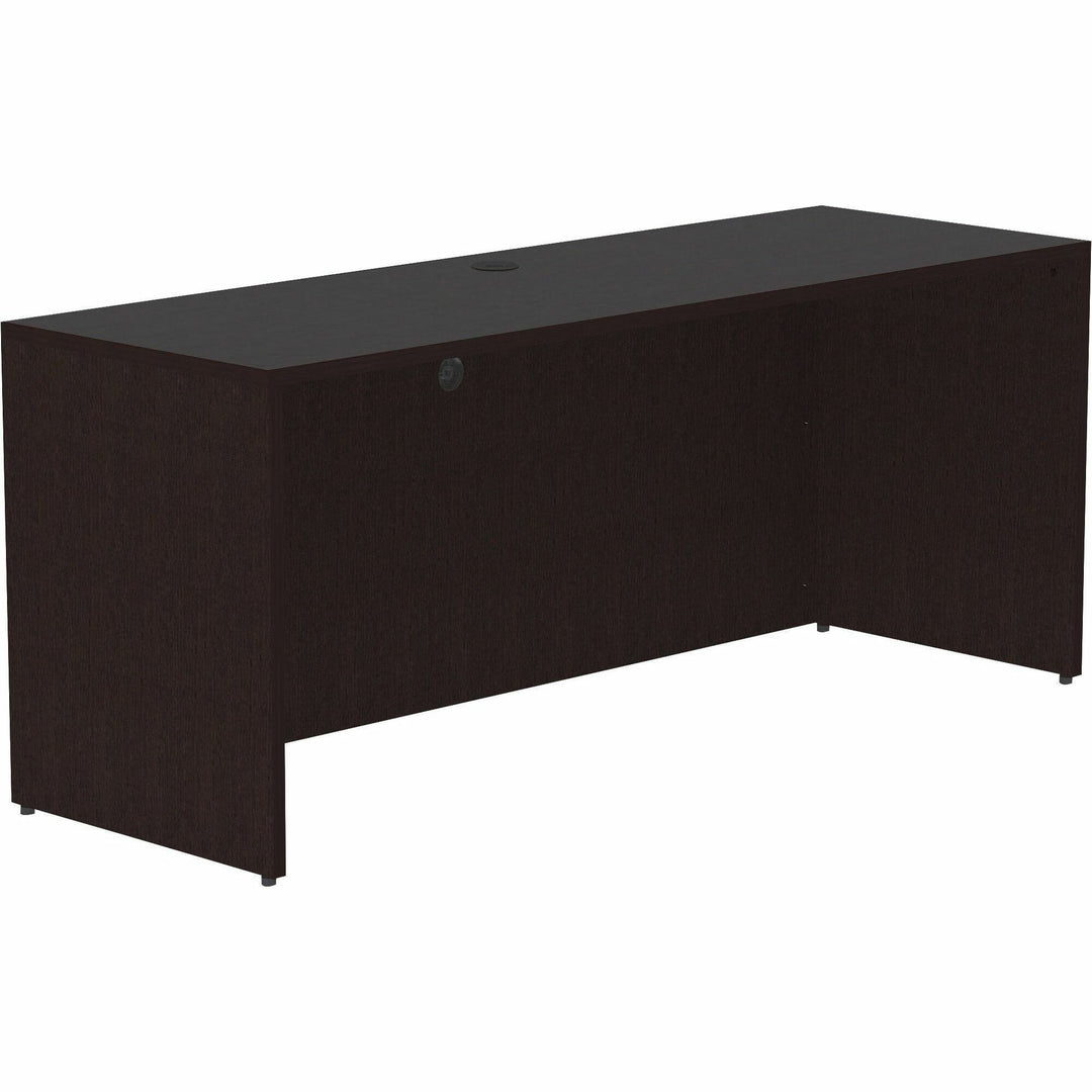 Image of Lorell Credenza Shell, Laminate, 72"x24"x29-1/2", Espresso