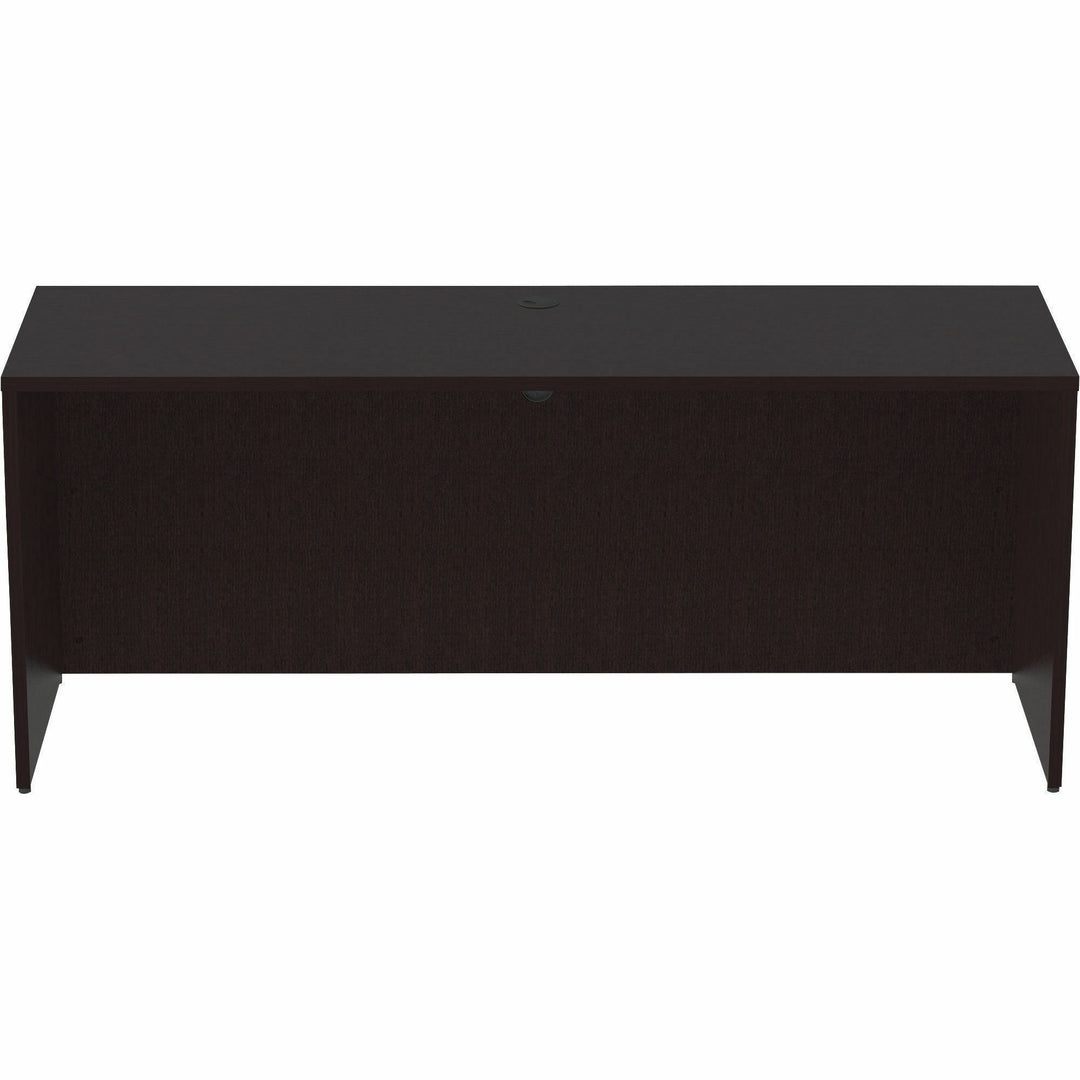 Image of Lorell Credenza Shell, Laminate, 72"x24"x29-1/2", Espresso