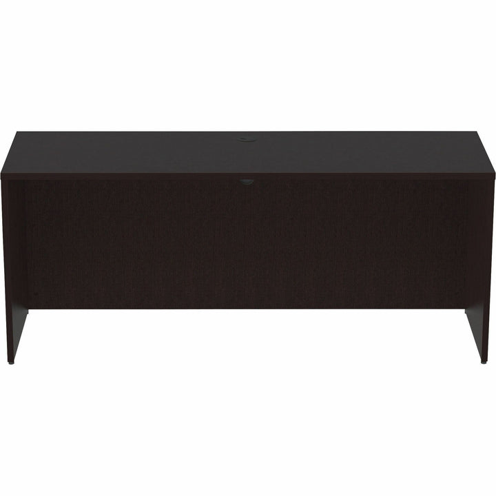 Image of Lorell Credenza Shell, Laminate, 72"x24"x29-1/2", Espresso
