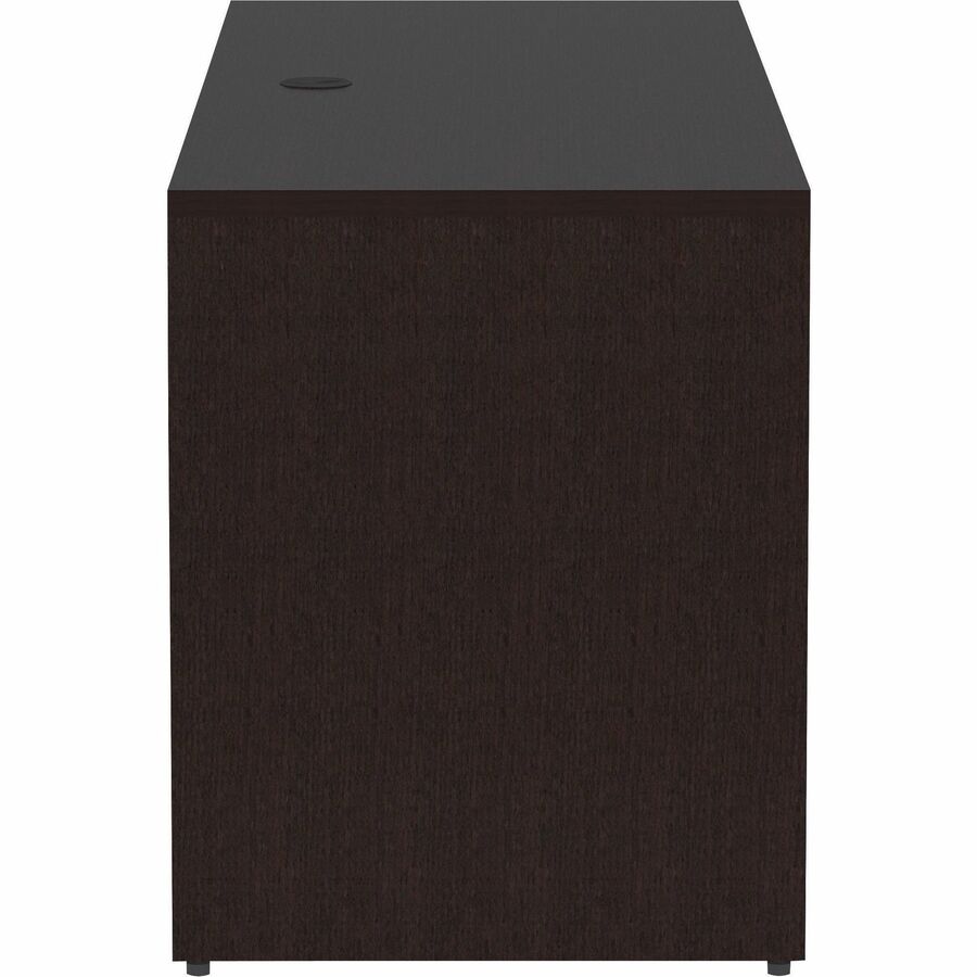 Image of Lorell Credenza Shell, Laminate, 72"x24"x29-1/2", Espresso