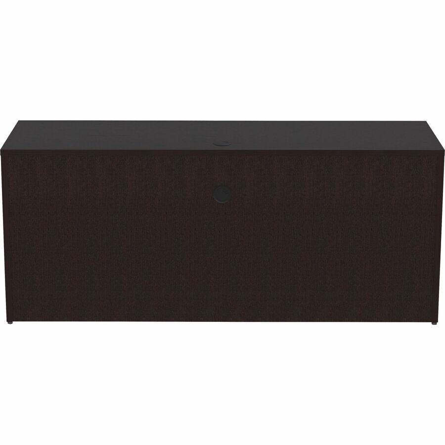 Image of Lorell Credenza Shell, Laminate, 72"x24"x29-1/2", Espresso