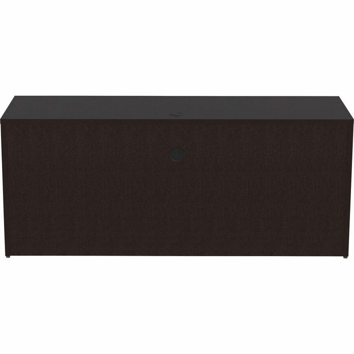 Image of Lorell Credenza Shell, Laminate, 72"x24"x29-1/2", Espresso