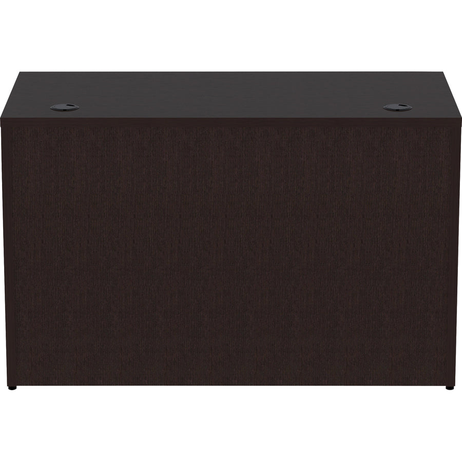 Image of Lorell Desk Shell, Rectangular, 48"x24"x29-1/2", Espresso