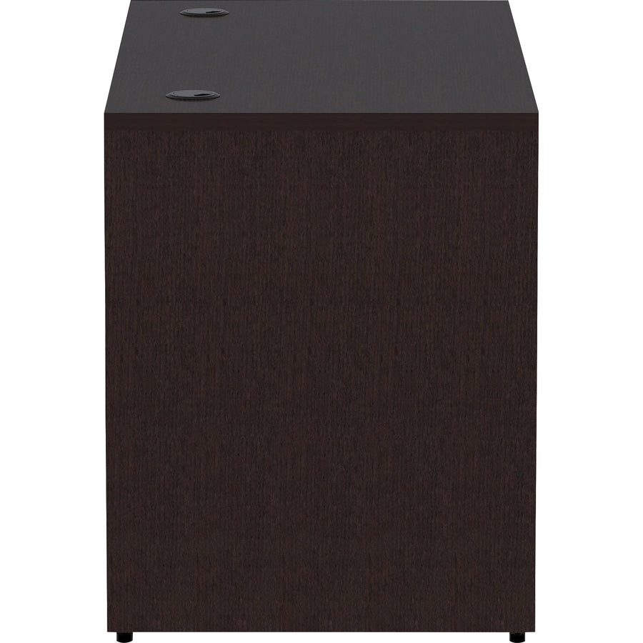 Image of Lorell Desk Shell, Rectangular, 48"x24"x29-1/2", Espresso