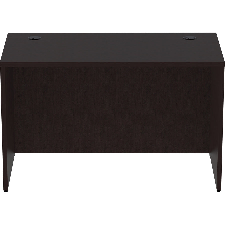 Image of Lorell Desk Shell, Rectangular, 48"x24"x29-1/2", Espresso