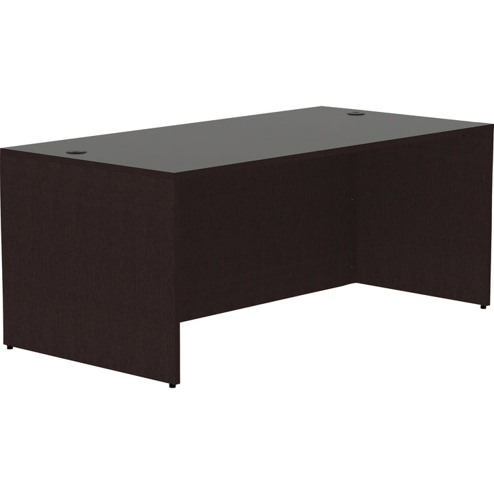 Image of Lorell Desk Shell, Rectangular, 48"x30"x29-1/2", Espresso