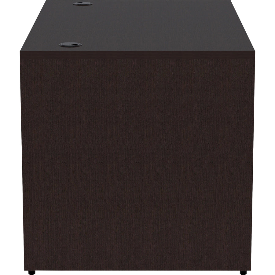 Image of Lorell Desk Shell, Rectangular, 48"x30"x29-1/2", Espresso