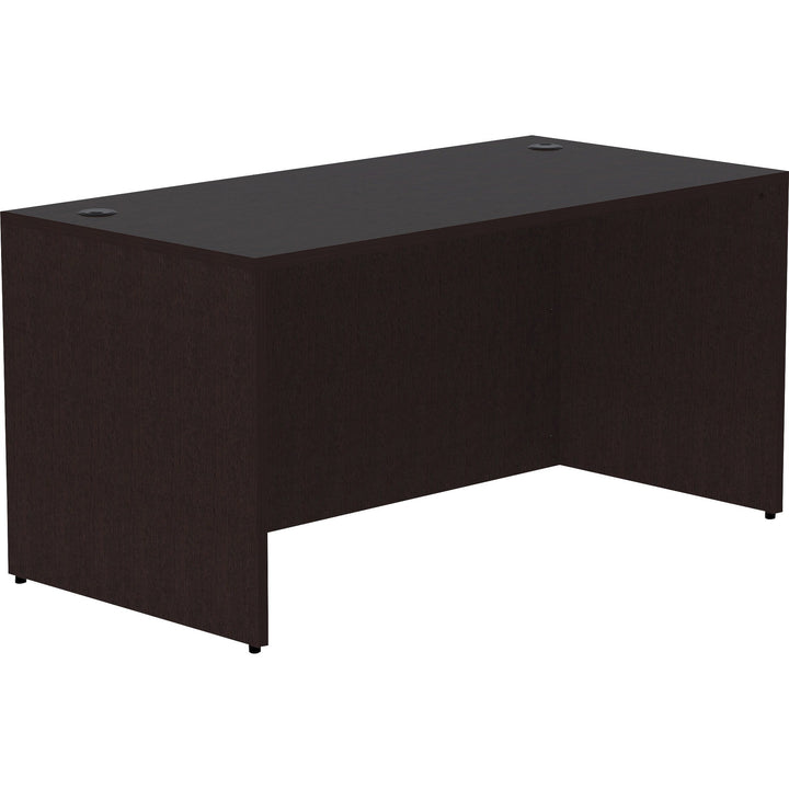 Image of Lorell Desk Shell, Rectangular, 60"x30"x29-1/2", Espresso