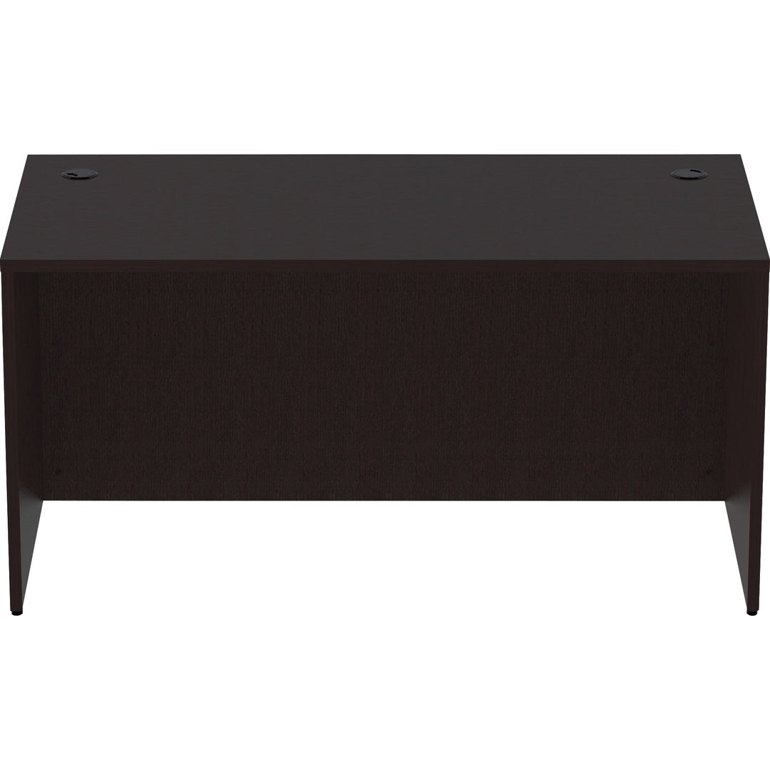 Image of Lorell Desk Shell, Rectangular, 60"x30"x29-1/2", Espresso