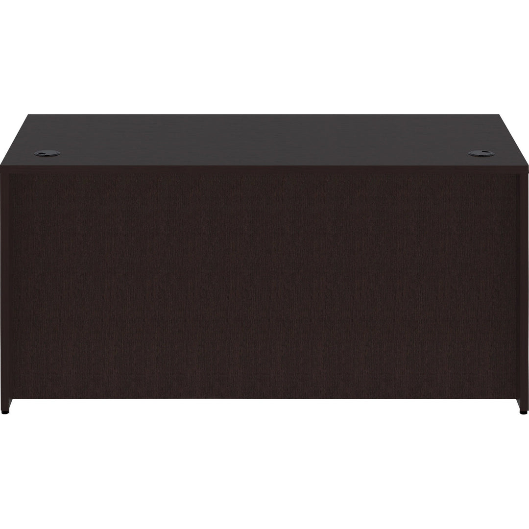 Image of Lorell Desk Shell, Rectangular, 60"x30"x29-1/2", Espresso