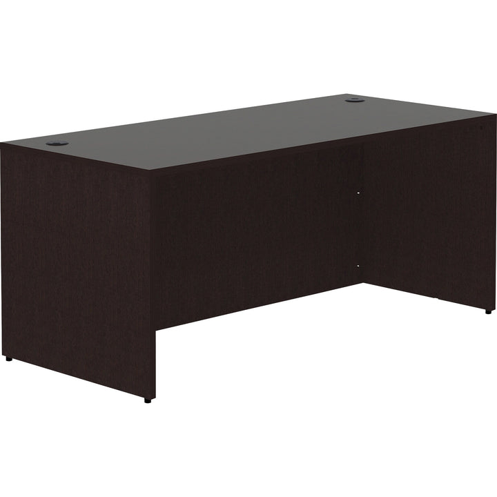 Image of Lorell Desk Shell, Rectangular, 66"x30"x29-1/2", Espresso