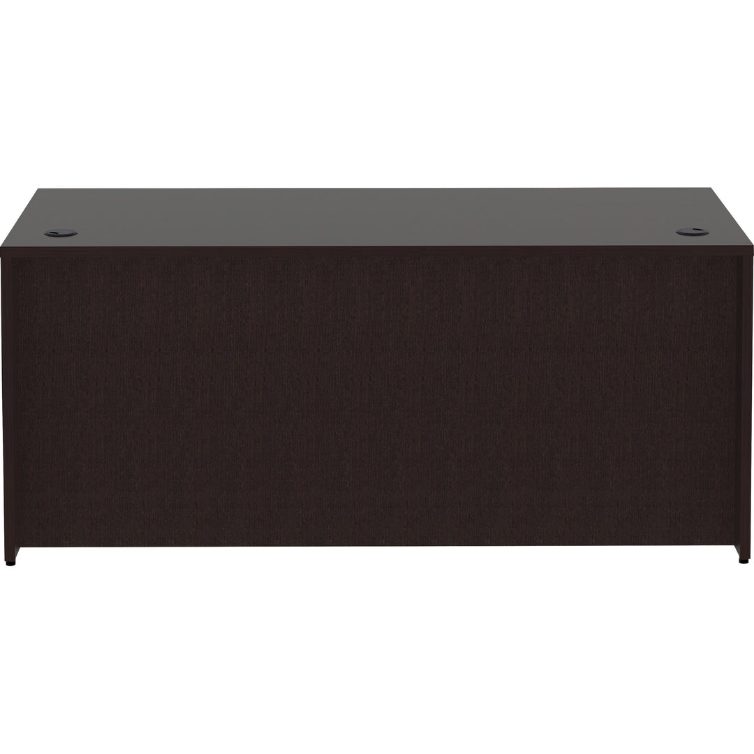 Image of Lorell Desk Shell, Rectangular, 66"x30"x29-1/2", Espresso