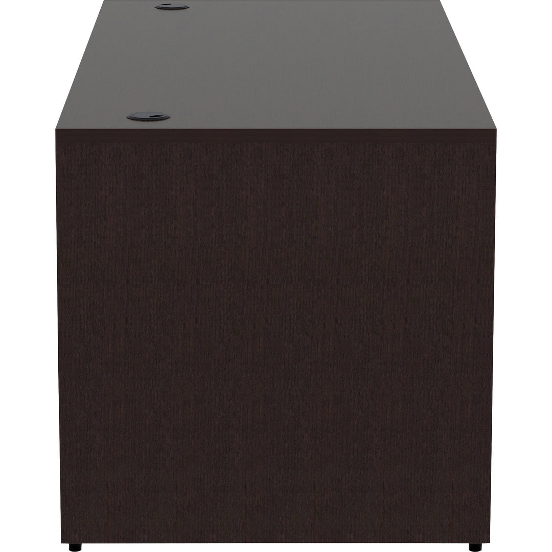 Image of Lorell Desk Shell, Rectangular, 66"x30"x29-1/2", Espresso