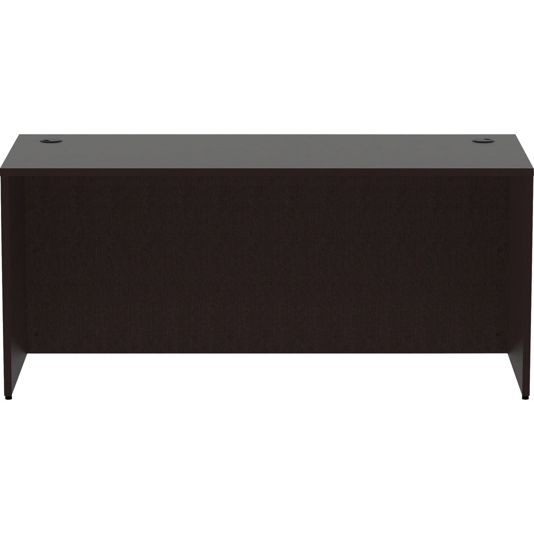 Image of Lorell Desk Shell, Rectangular, 66"x30"x29-1/2", Espresso