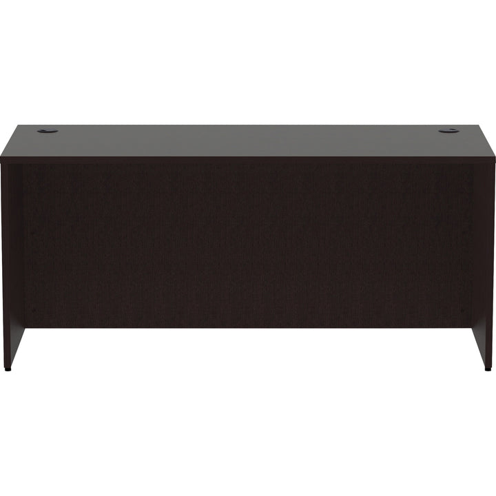 Image of Lorell Desk Shell, Rectangular, 66"x30"x29-1/2", Espresso