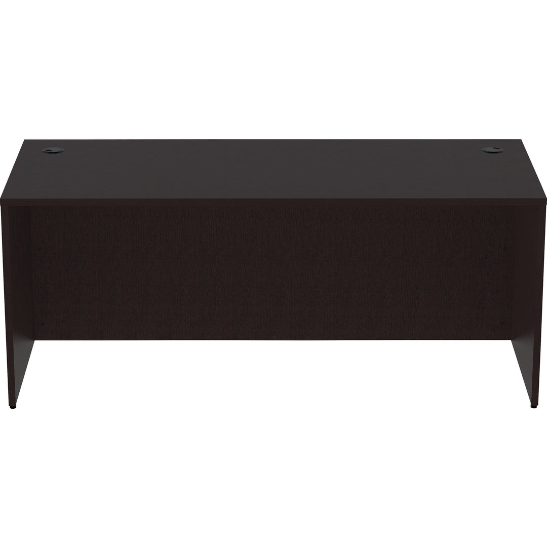 Image of Lorell Desk Shell, Rectangular, 72"x30"x29-1/2", Espresso