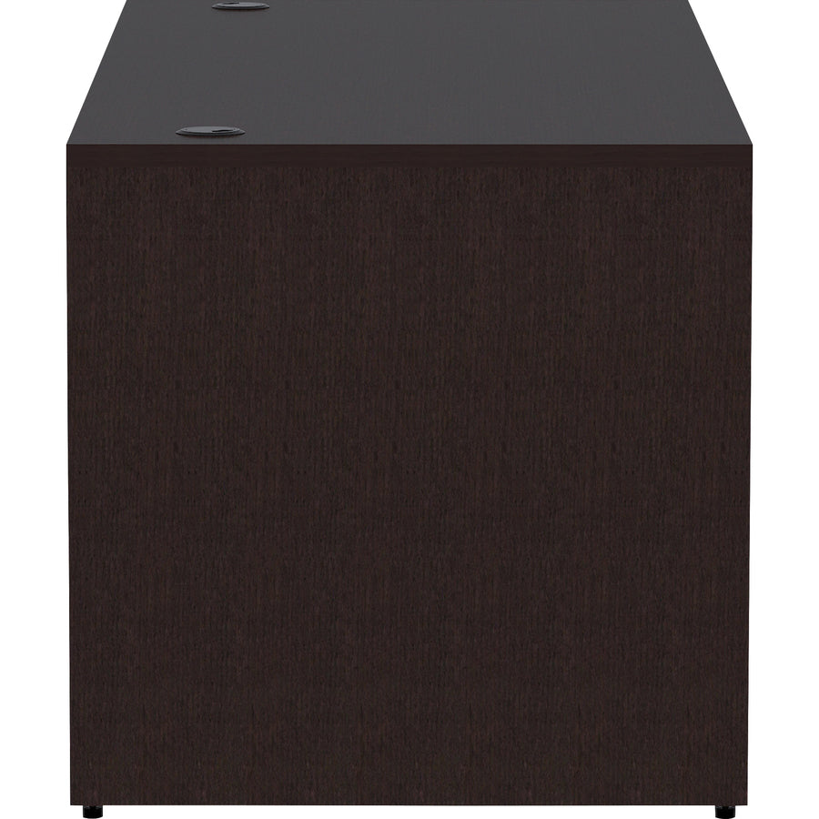Image of Lorell Desk Shell, Rectangular, 72"x30"x29-1/2", Espresso