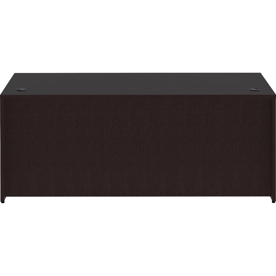 Image of Lorell Desk Shell, Rectangular, 72"x30"x29-1/2", Espresso