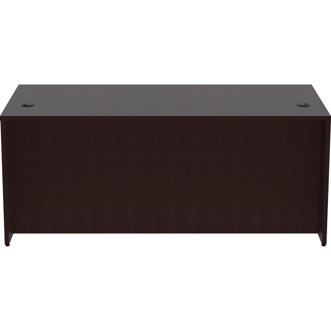 Image of Lorell Desk Shell, Rectangular, 72"x36"x29-1/2", Espresso