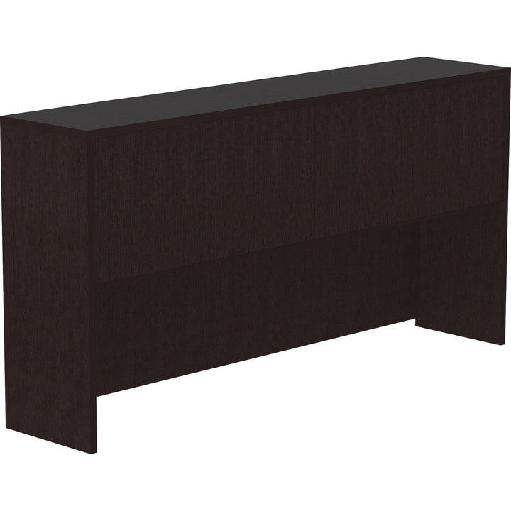 Image of Lorell Hutch, Essentials Laminate, 4 Doors, 72"x15"36", Espresso