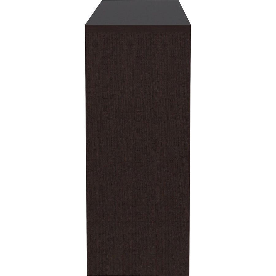 Image of Lorell Hutch, Essentials Laminate, 4 Doors, 72"x15"36", Espresso