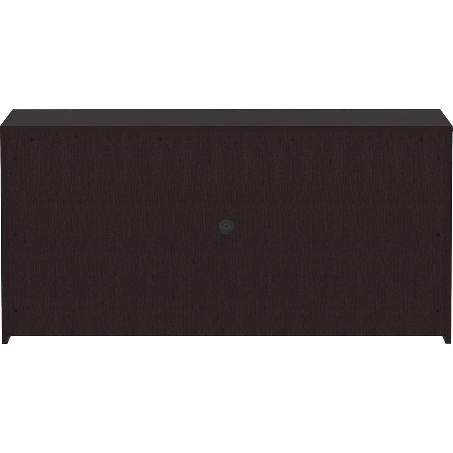 Image of Lorell Hutch, Essentials Laminate, 4 Doors, 72"x15"36", Espresso