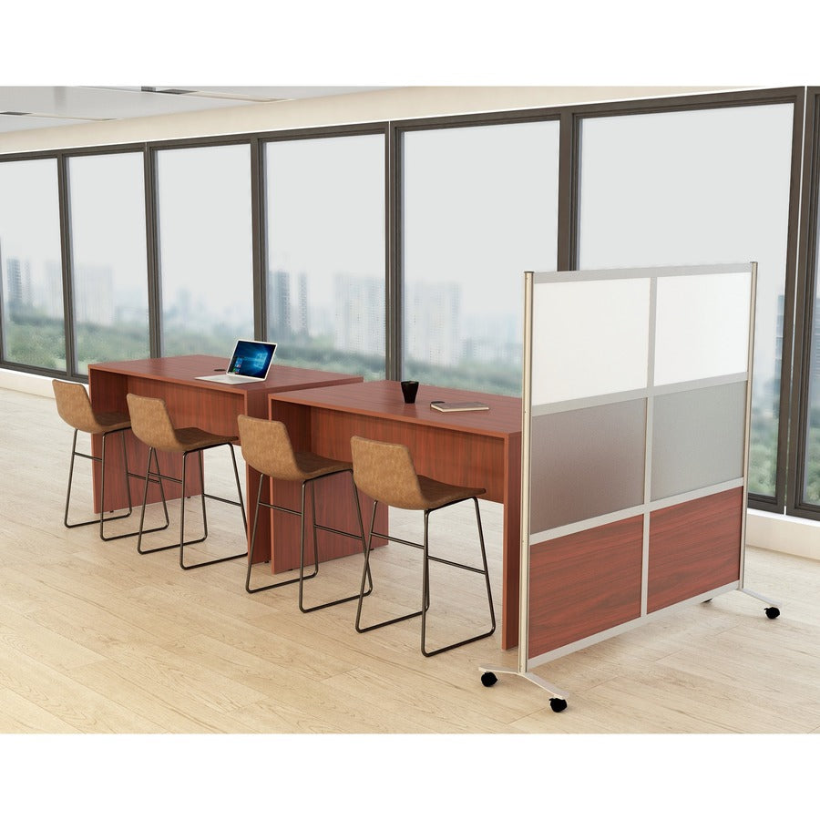 Image of Lorell 69660 Essentials Series Standing-Height Table, 41.3" H x 72" W x 36" Depth, Band Edge, 1 Each