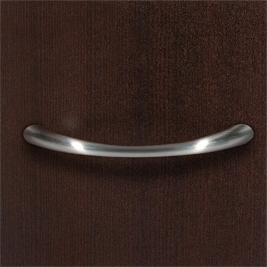 Image of Lorell Lateral File, 2 Drawer, Locking, 36"x22"x29-1/2", Espresso