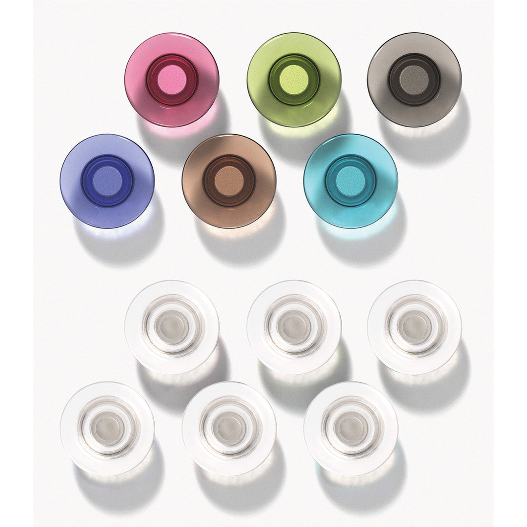 Image of Quartet® Magnet, Rare Earth, 1/2" Diameter, 12/PK, Assorted