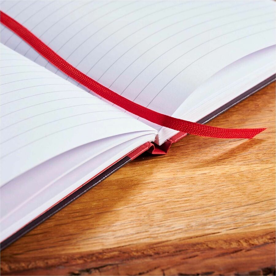 Image of Black N' Red/John Dickinson Notebook, Casebound, 8-1/2"Wx1-7/10"Lx12"H, 3/PK, Black/Red