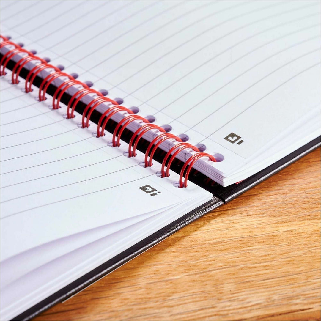 Image of Black N' Red/John Dickinson Notebook, Double-Wire, 8-1/2"Wx1-7/10"Lx12"H, 3/PK, BK/R