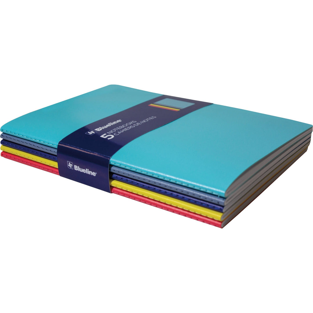 Image of Rediform® Notebooks, Soft Cover, 64 Pages, 8-1/2"x11", 5/PK, AST