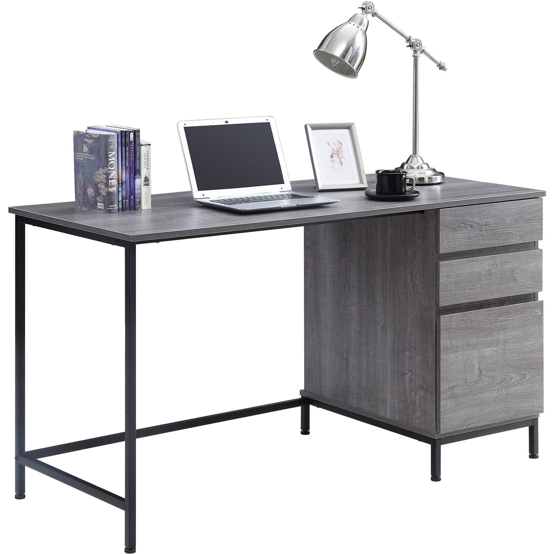 Image of Lorell 97616 SOHO Desk with Side Drawers