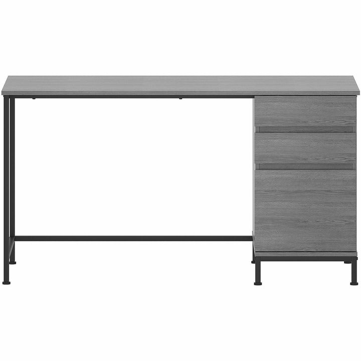 Image of Lorell 97616 SOHO Desk with Side Drawers