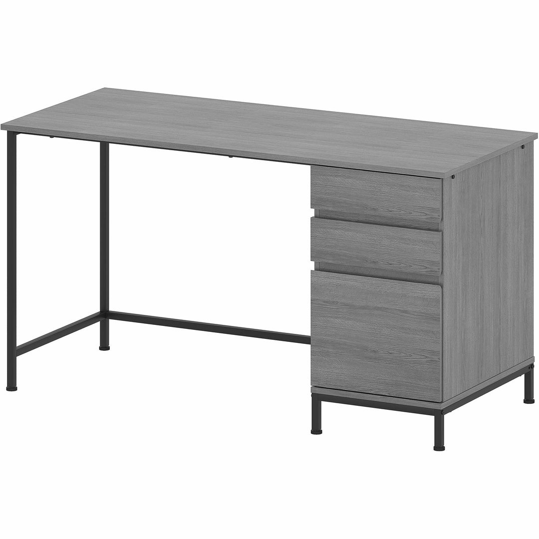 Image of Lorell 97616 SOHO Desk with Side Drawers