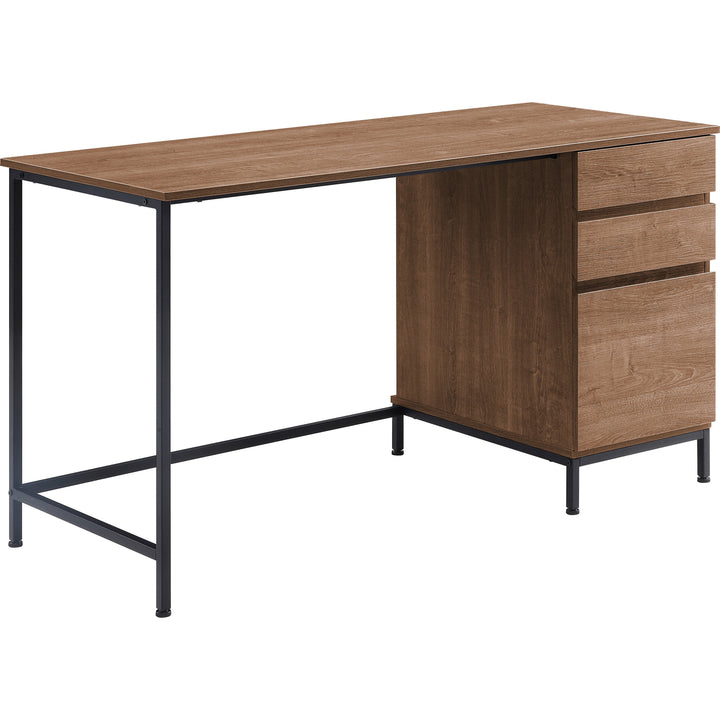 Image of Lorell 97615 SOHO Desk with Side Drawers