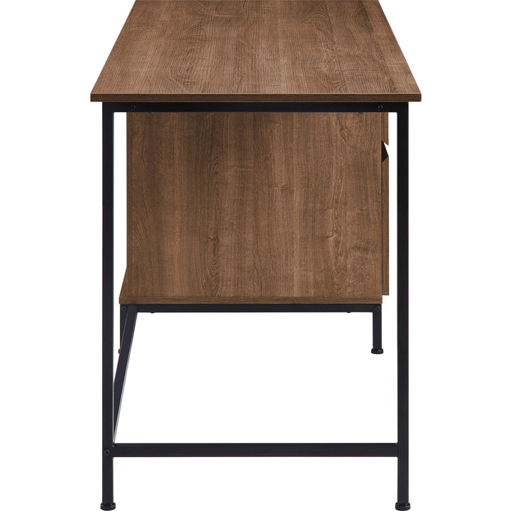 Image of Lorell 97615 SOHO Desk with Side Drawers