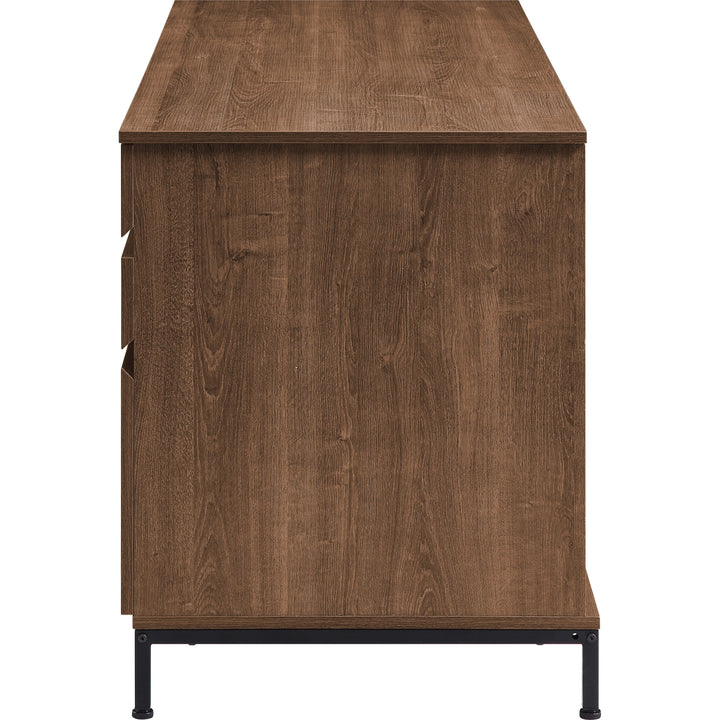 Image of Lorell 97615 SOHO Desk with Side Drawers