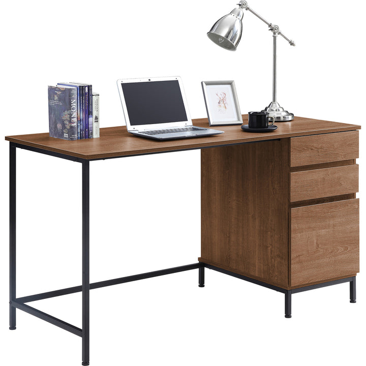 Image of Lorell 97615 SOHO Desk with Side Drawers