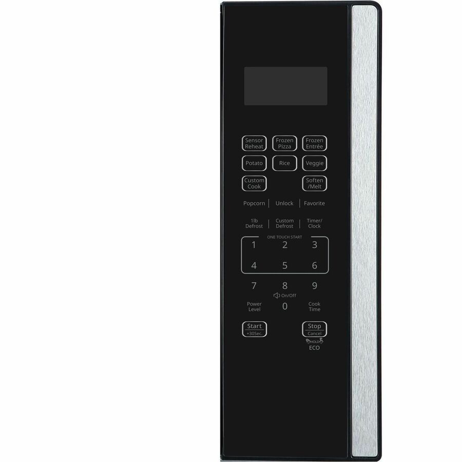Image of Lorell Microwave, 1.6 cu ft, 21-3/4"Wx19-1/10"Lx12-9/10"H, BK/SR