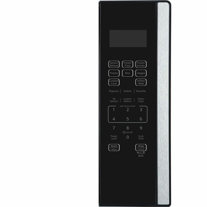 Image of Lorell Microwave, 1.6 cu ft, 21-3/4"Wx19-1/10"Lx12-9/10"H, BK/SR