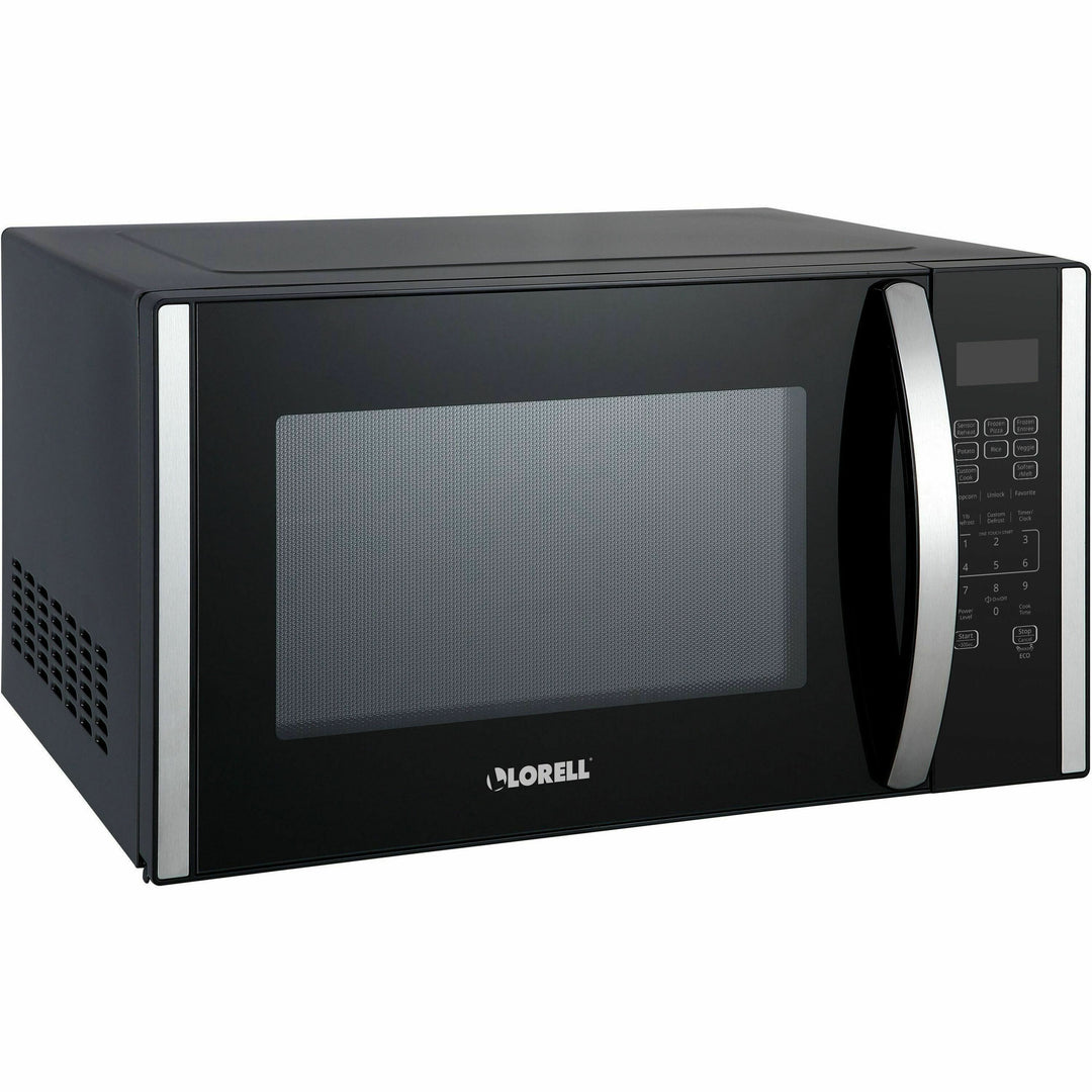 Image of Lorell Microwave, 1.6 cu ft, 21-3/4"Wx19-1/10"Lx12-9/10"H, BK/SR