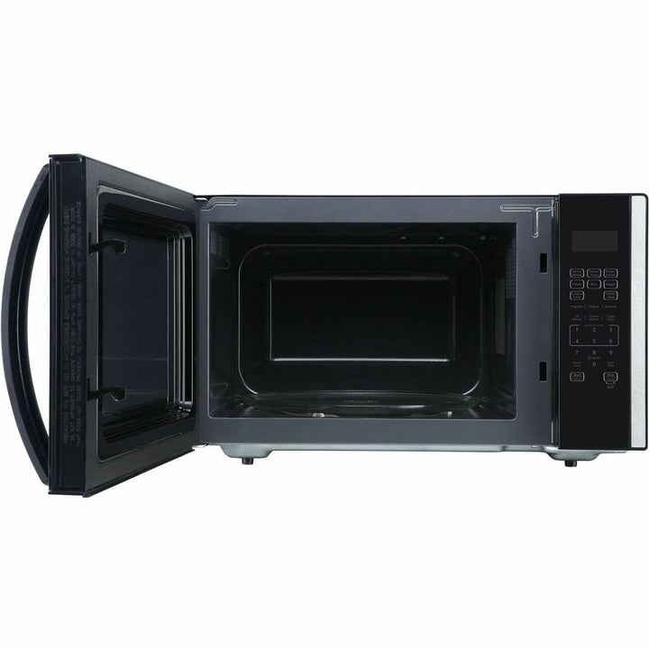 Image of Lorell Microwave, 1.6 cu ft, 21-3/4"Wx19-1/10"Lx12-9/10"H, BK/SR