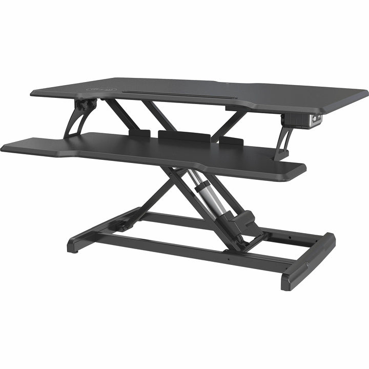 Image of Lorell Desk Riser, USB, Electric, 33-1/2"x20"x19-1/4", BK