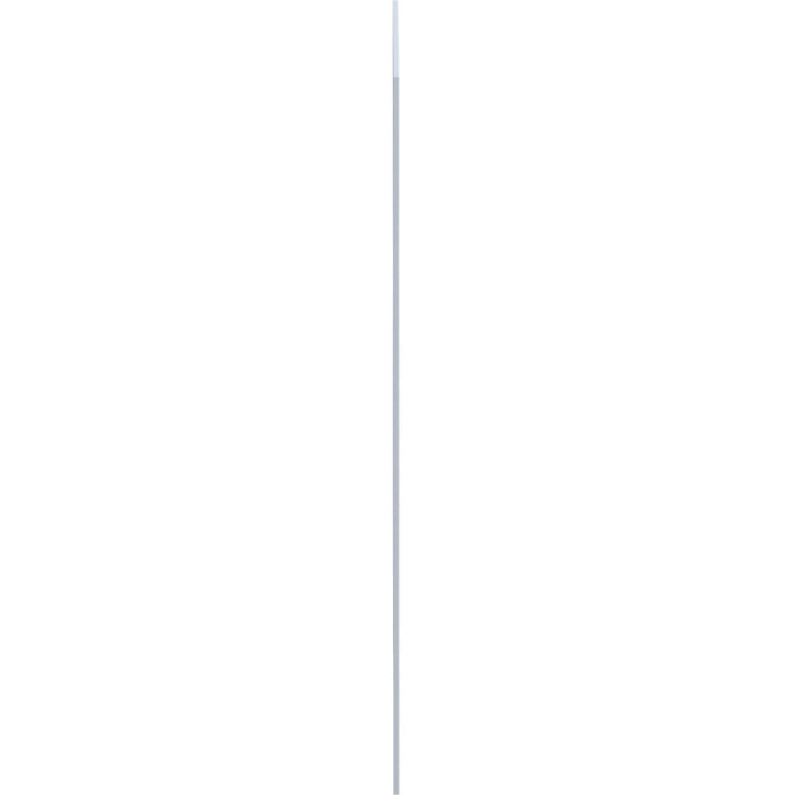 Image of Lorell 90279 Adaptable Panel Divider, 24" W x 2" H x 37" Depth, Aluminum, Acrylic, White, 1 Each