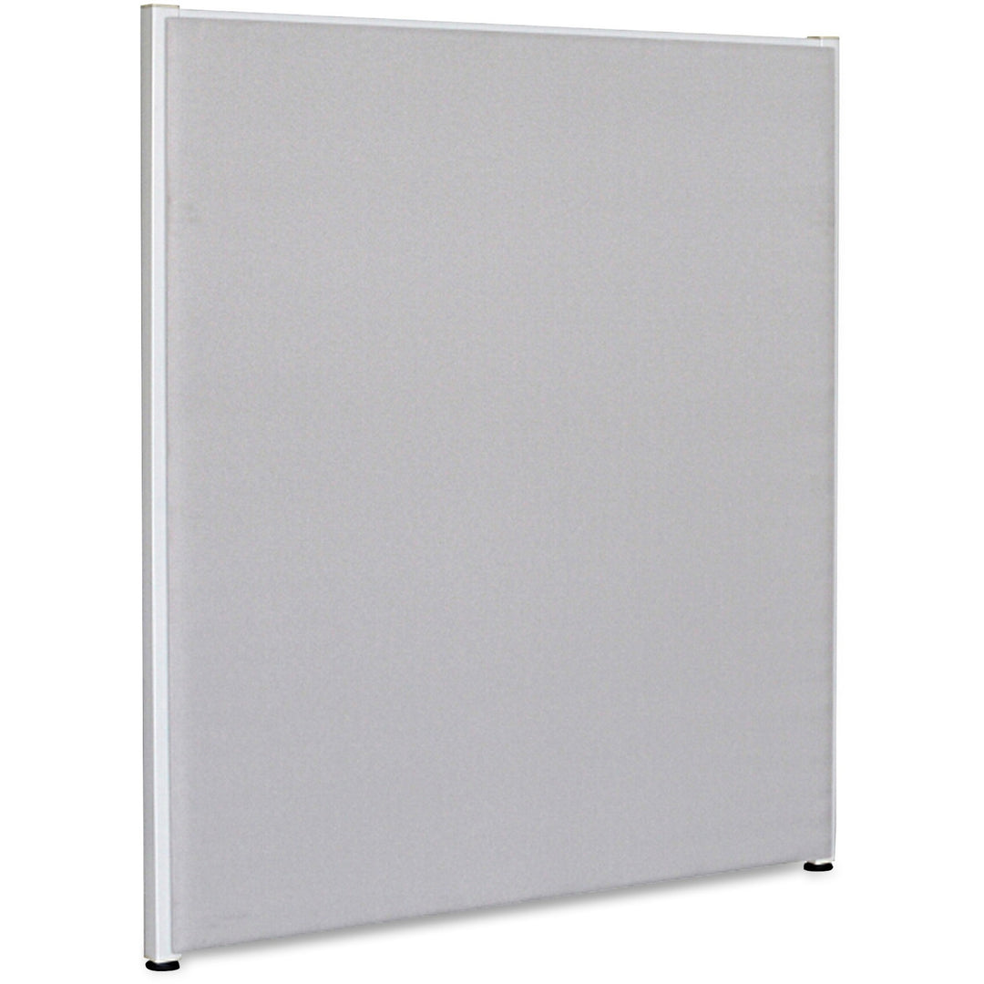 Image of Lorell Fabric Panel, w/Adjustable Glides, 30"x48", Gray