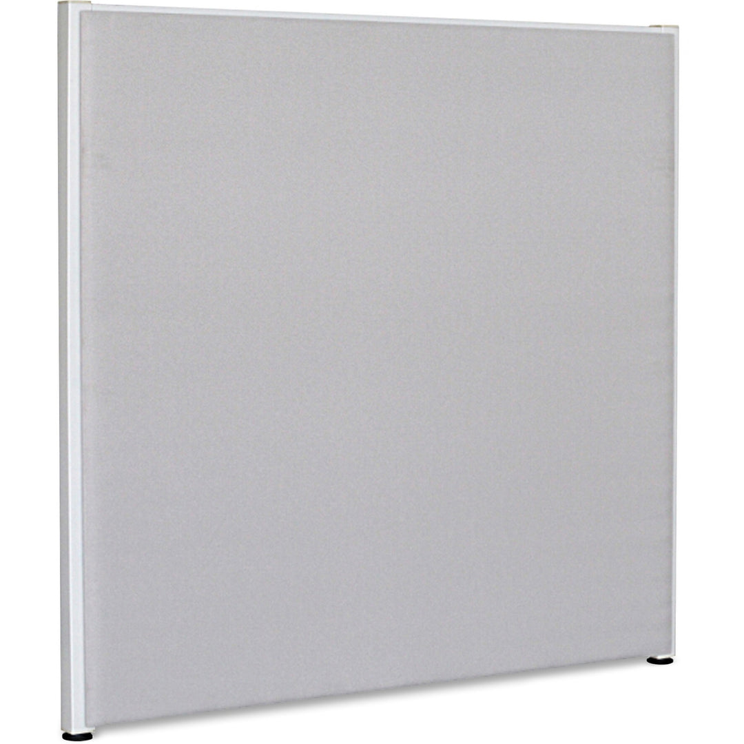 Image of Lorell Fabric Panel, w/Adjustable Glides, 48"x48", Gray
