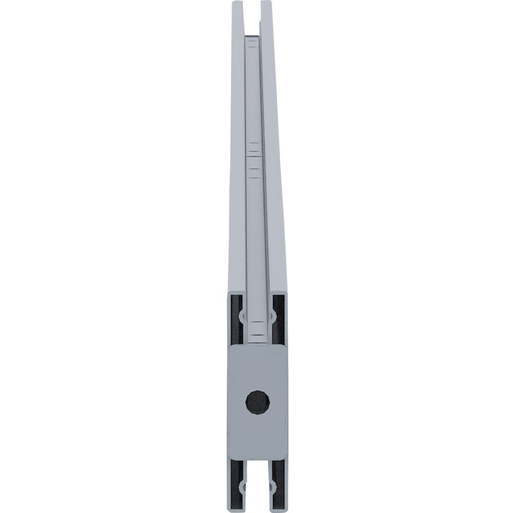 Image of Lorell 90274 Double-wide Horizontal Panel Strip for Adaptable Panel System, 67" W x 0.50" D x 1.80" Height, Aluminum, Silver, 1 Each