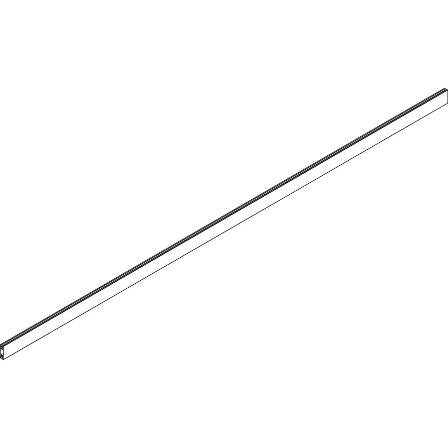 Image of Lorell 90274 Double-wide Horizontal Panel Strip for Adaptable Panel System, 67" W x 0.50" D x 1.80" Height, Aluminum, Silver, 1 Each