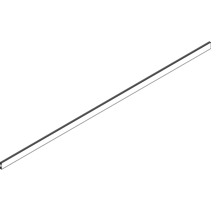 Image of Lorell 90274 Double-wide Horizontal Panel Strip for Adaptable Panel System, 67" W x 0.50" D x 1.80" Height, Aluminum, Silver, 1 Each